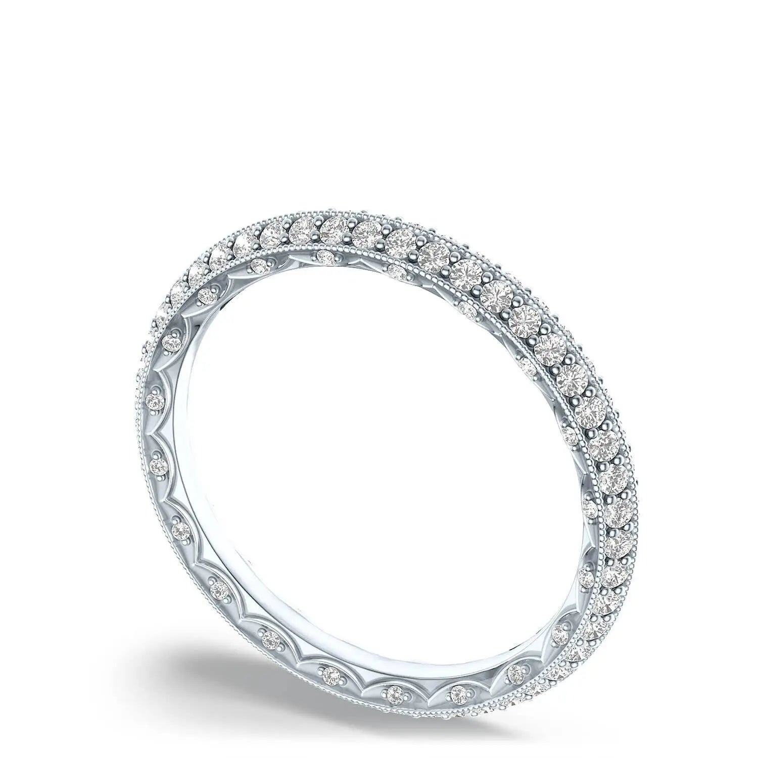  Knife Edge Wedding Band