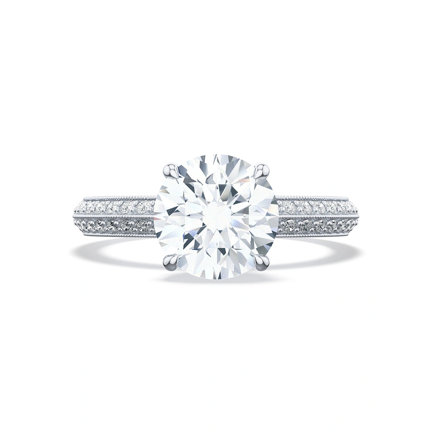 Round Solitaire Engagement Ring