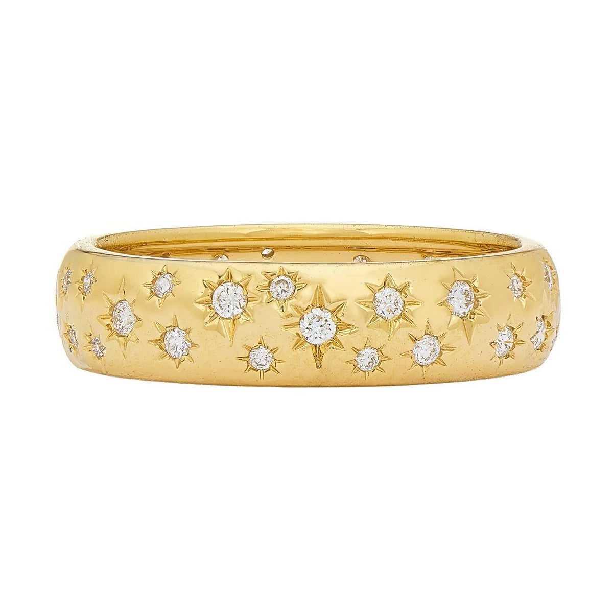 Celeste White Diamond Band