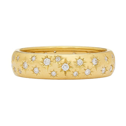 Celeste White Diamond Band