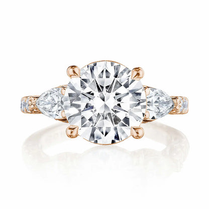 Tacori Dantela | Round 3-Stone Engagement Ring
