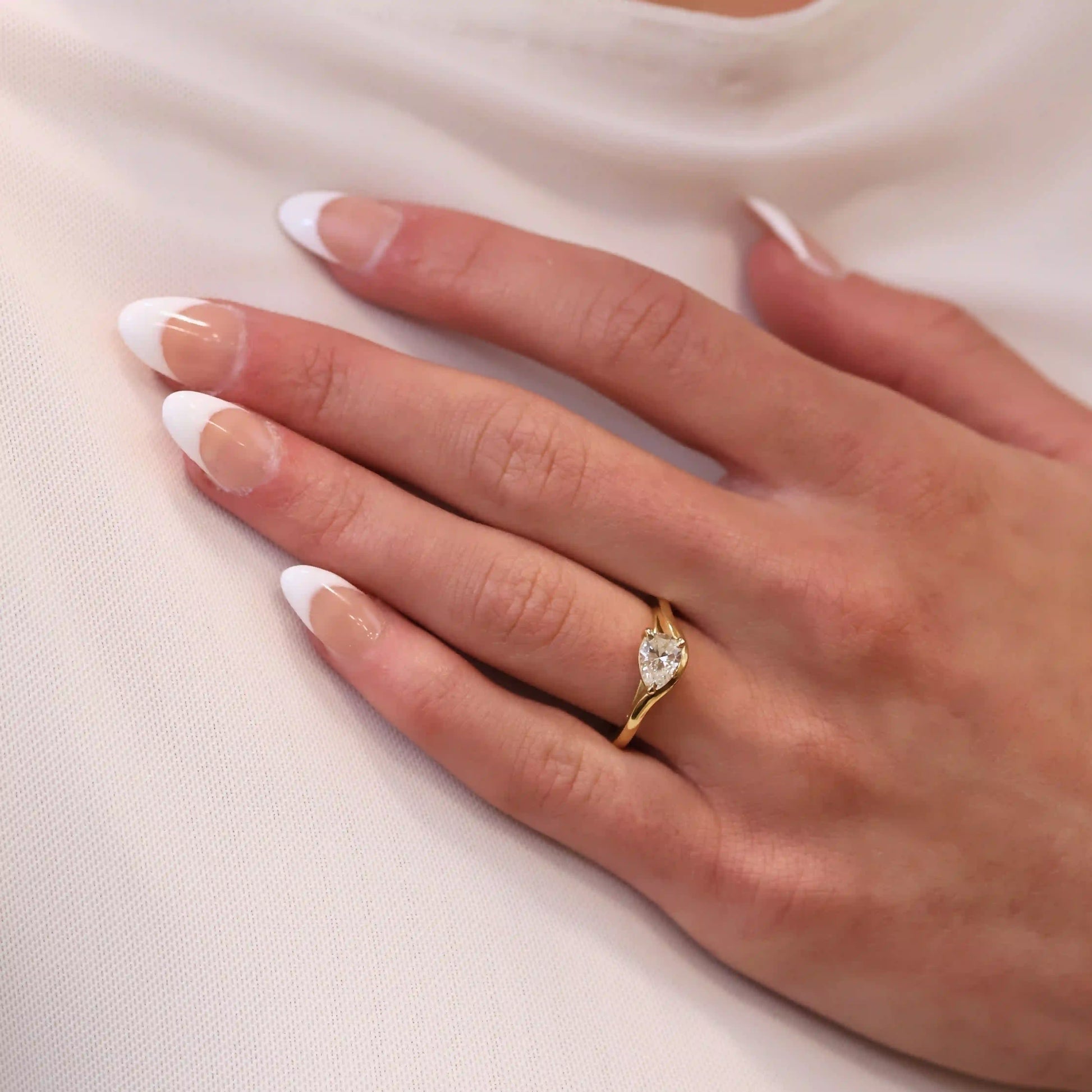 Pear Diamond Engagement Ring