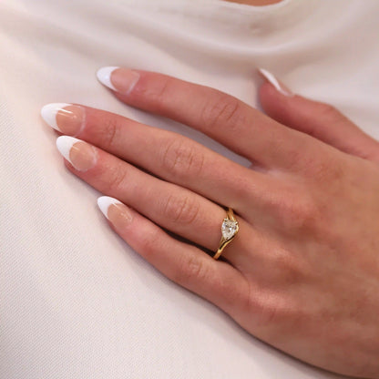 Pear Diamond Engagement Ring