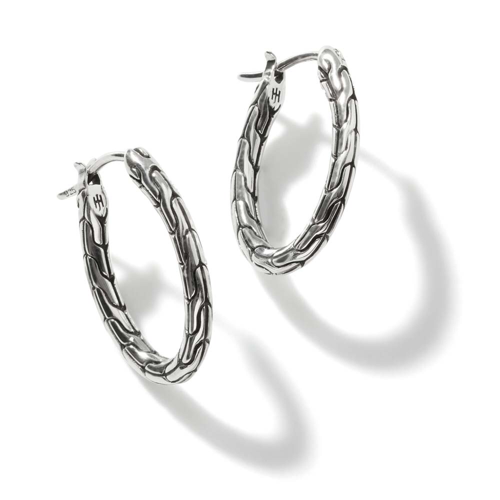 Small Oval Hoop Earrings