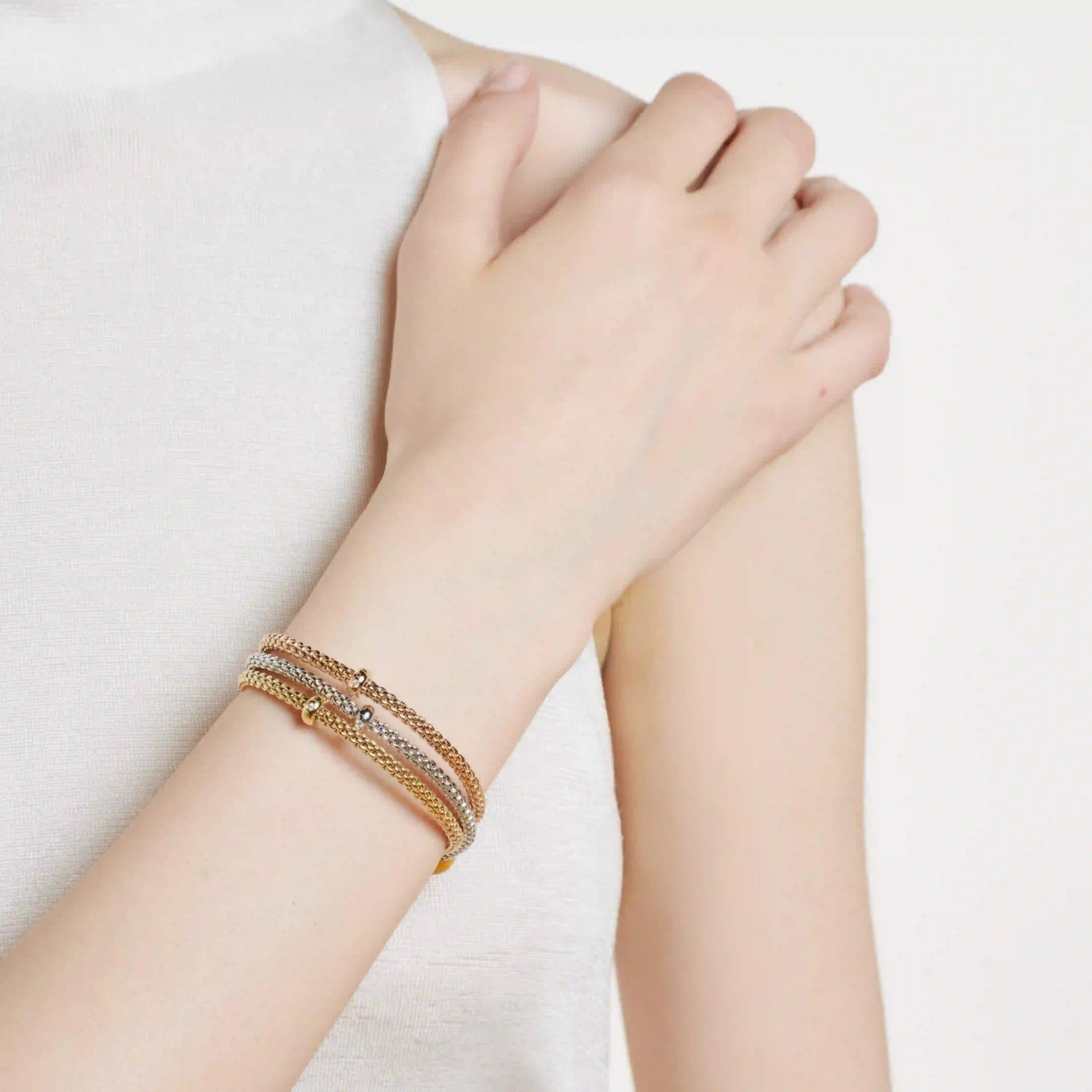 Flex'it Bracelet with a White Diamond