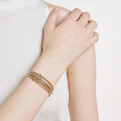 Flex'it Bracelet with a White Diamond