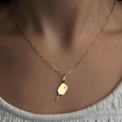 Pickleball Pendant Charm