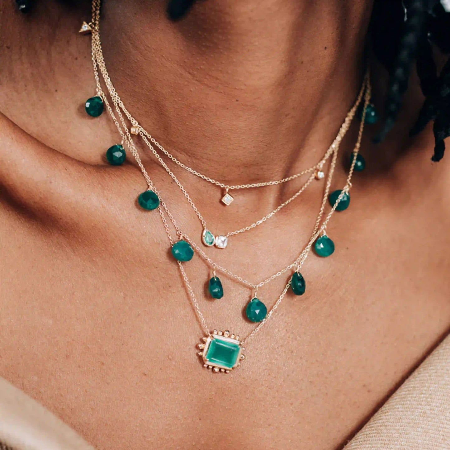 Green Onyx Pendant