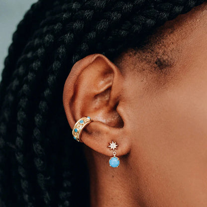 North Star Drop Earrings