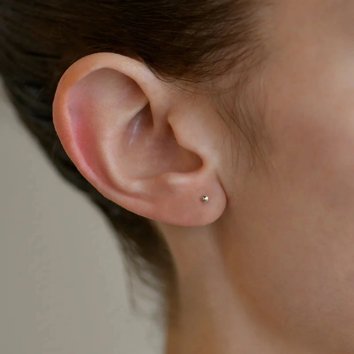 Mini Gold Ball Stud