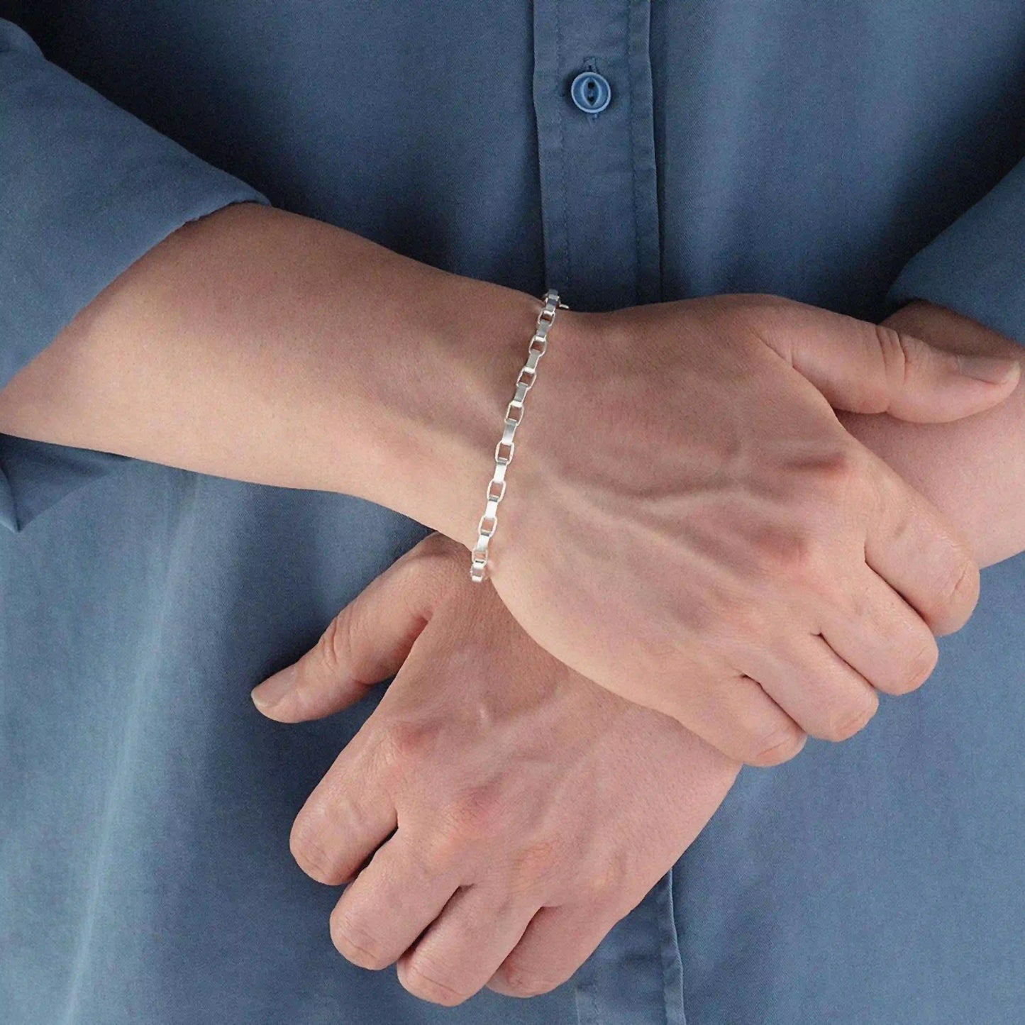 Sterling Silver Chain Link Bracelet