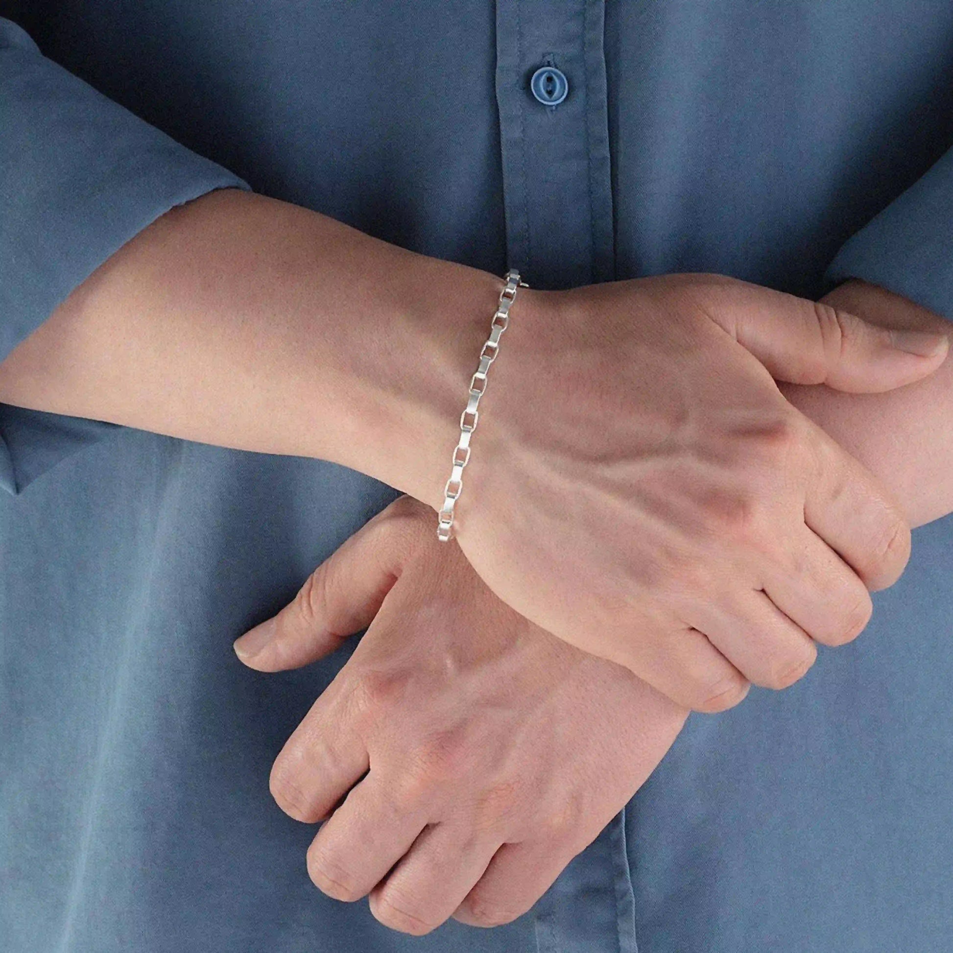 Sterling Silver Chain Link Bracelet