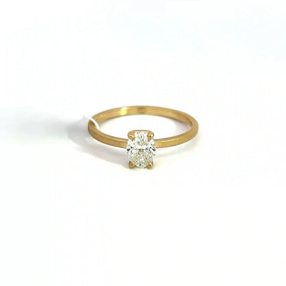 Oval Cut Engagement Ring 