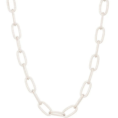 Silver Statement Chain Necklace