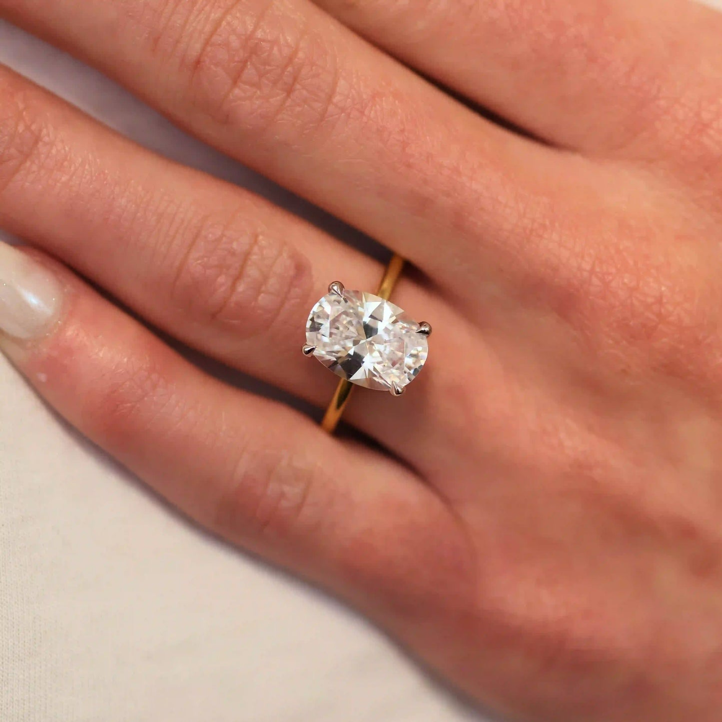 Oval Solitaire Engagement Ring