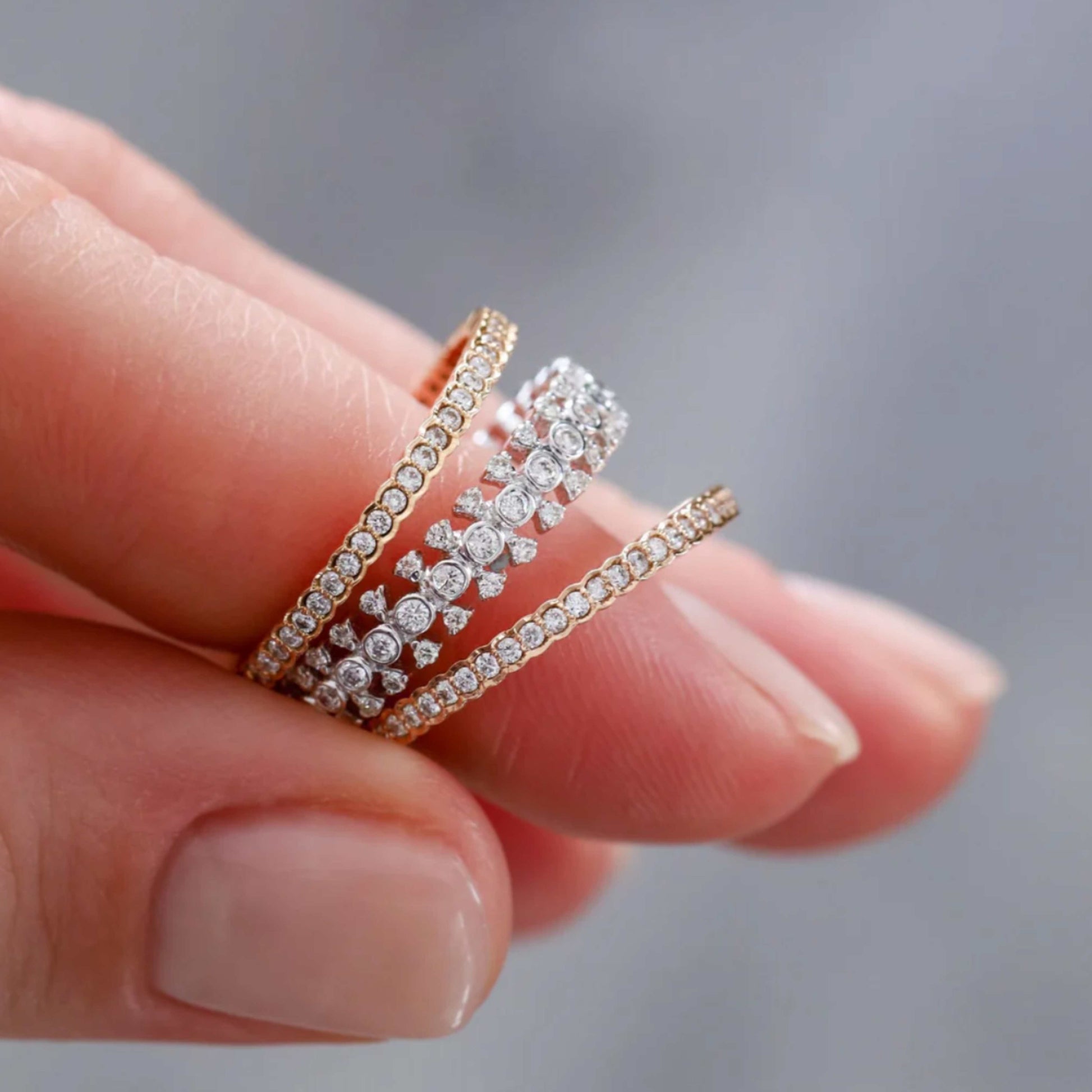 White Diamond Band Regular 