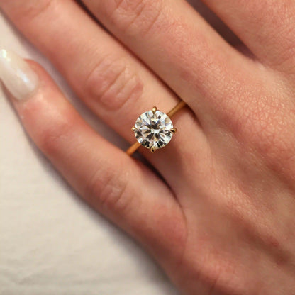 Round Solitaire Engagement Ring