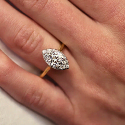 Round Bloom Engagement Ring