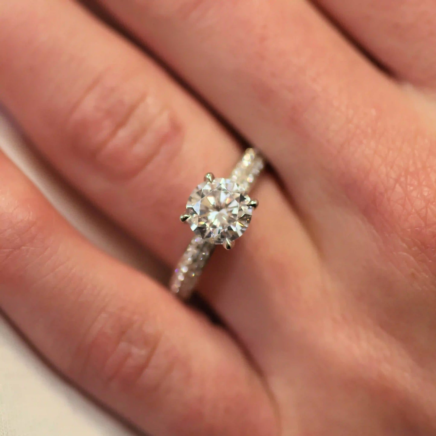 Round Solitaire Engagement Ring