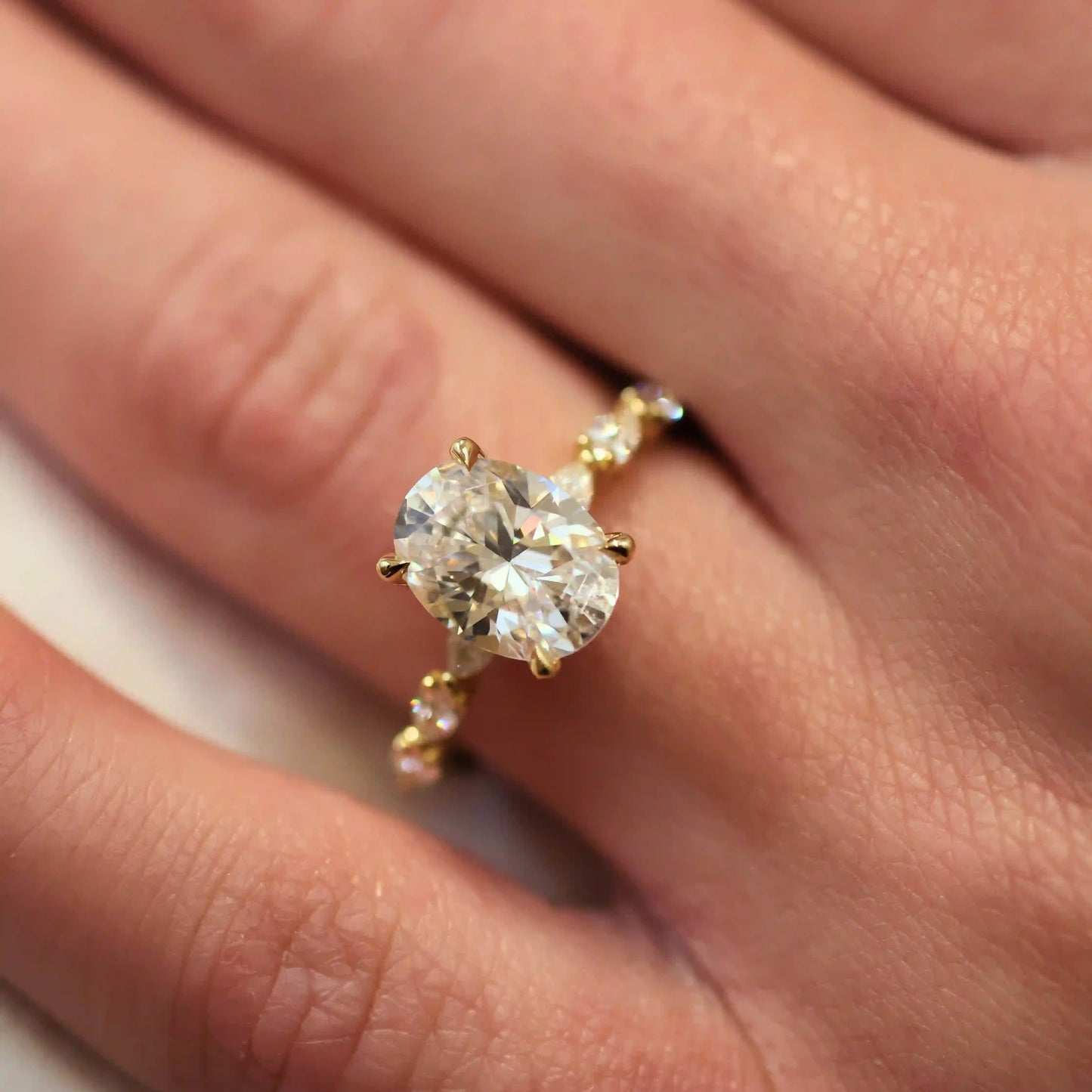 Oval Solitaire Engagement Ring