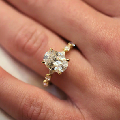 Oval Solitaire Engagement Ring