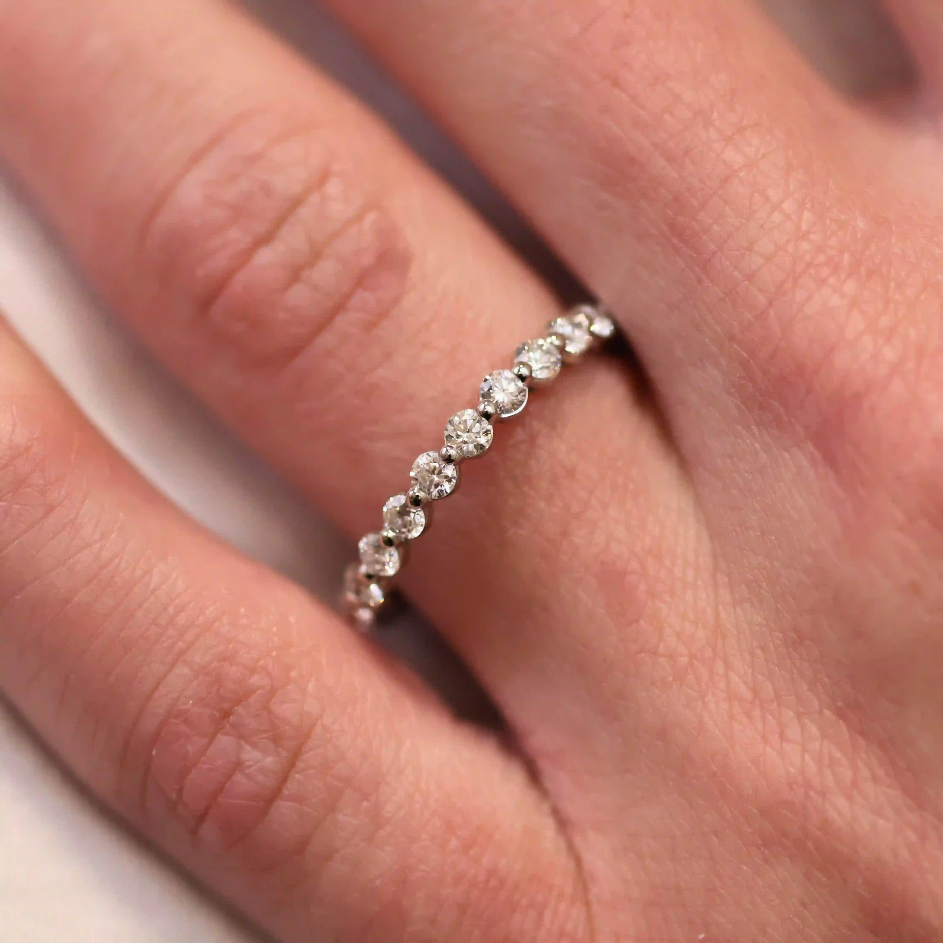 Two-Prong Diamond Band