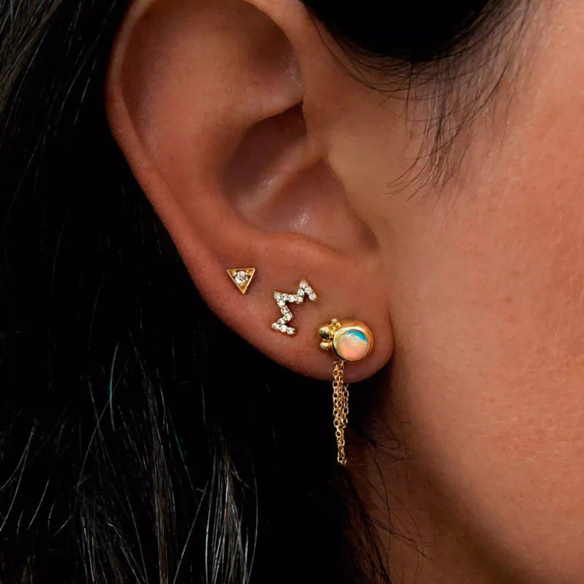  Zig Zag Single Stud