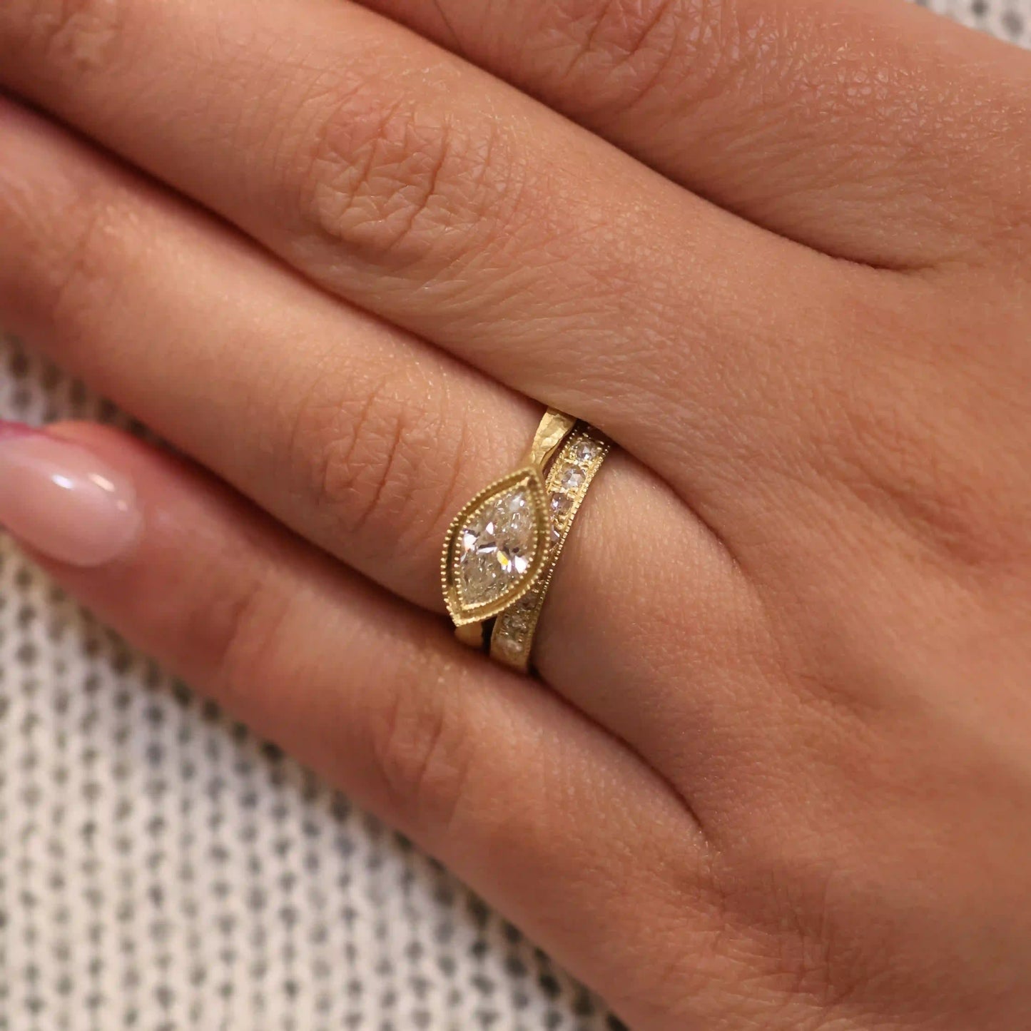 Classic Milgrain Diamond Band 3/4