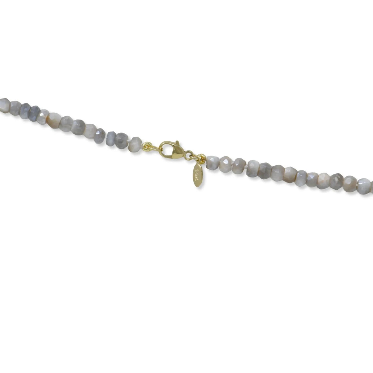 Moonstone Necklace with Hexagon Story Catcher