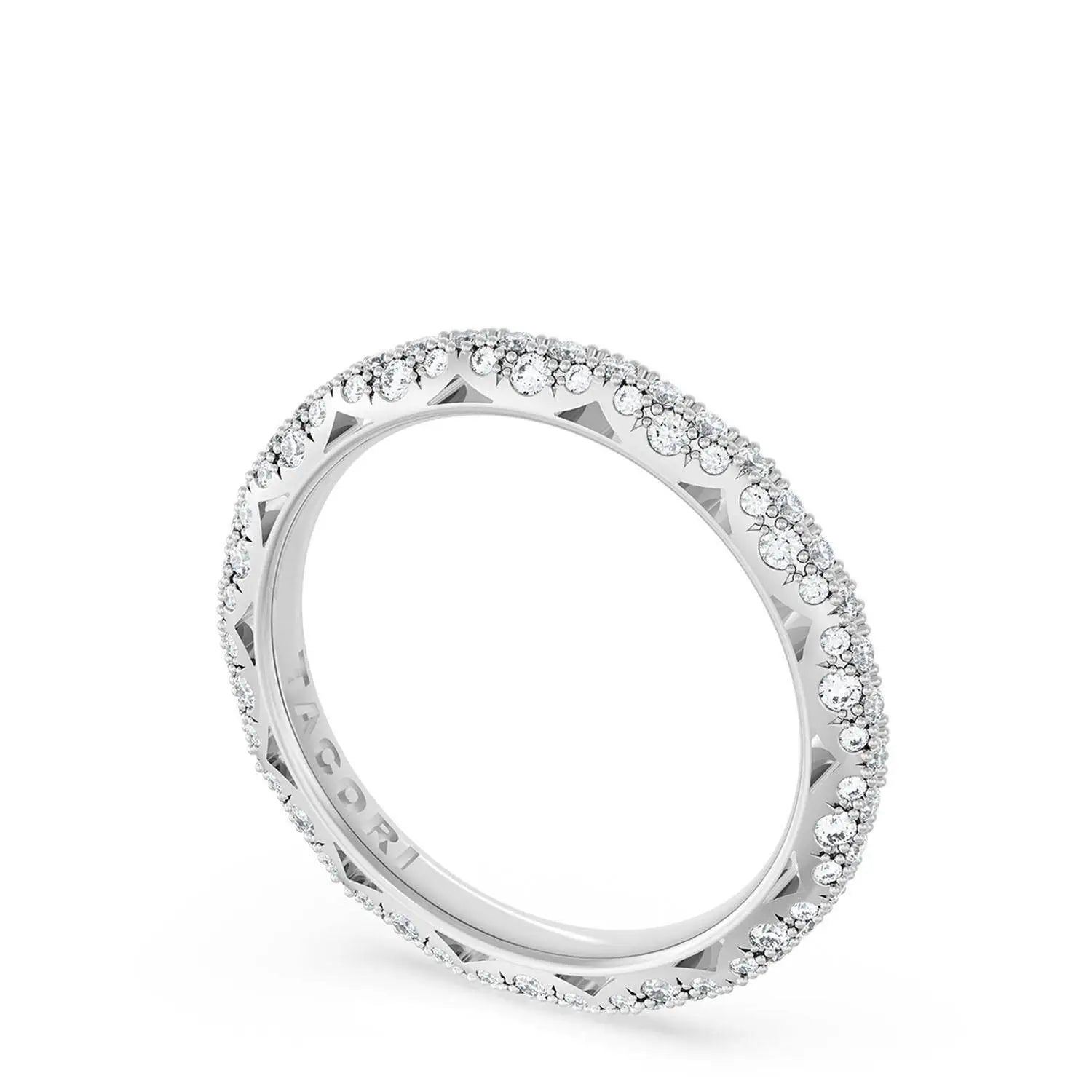 Pavé Diamond Wedding Band 