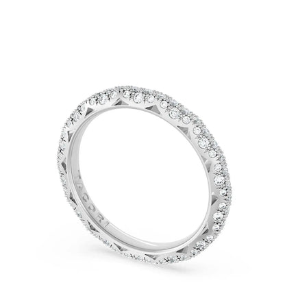 Pavé Diamond Wedding Band 