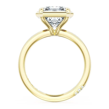 Emerald Solitaire Engagement Ring