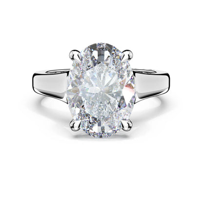 Tacori Founder's Collection | Oval Wide Band Solitaire Engagement Ring