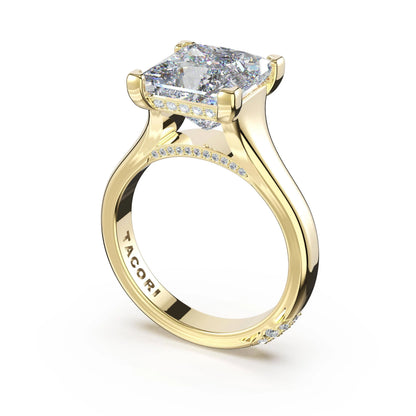 Tacori Founder's Collection | Princess Wide Band Solitaire Engagement Ring