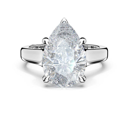 Tacori Founder's Collection | Pear Wide Band Solitaire Engagement Ring