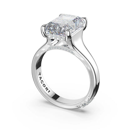 Tacori Founder's Collection | Radiant Wide Band Solitaire Engagement Ring