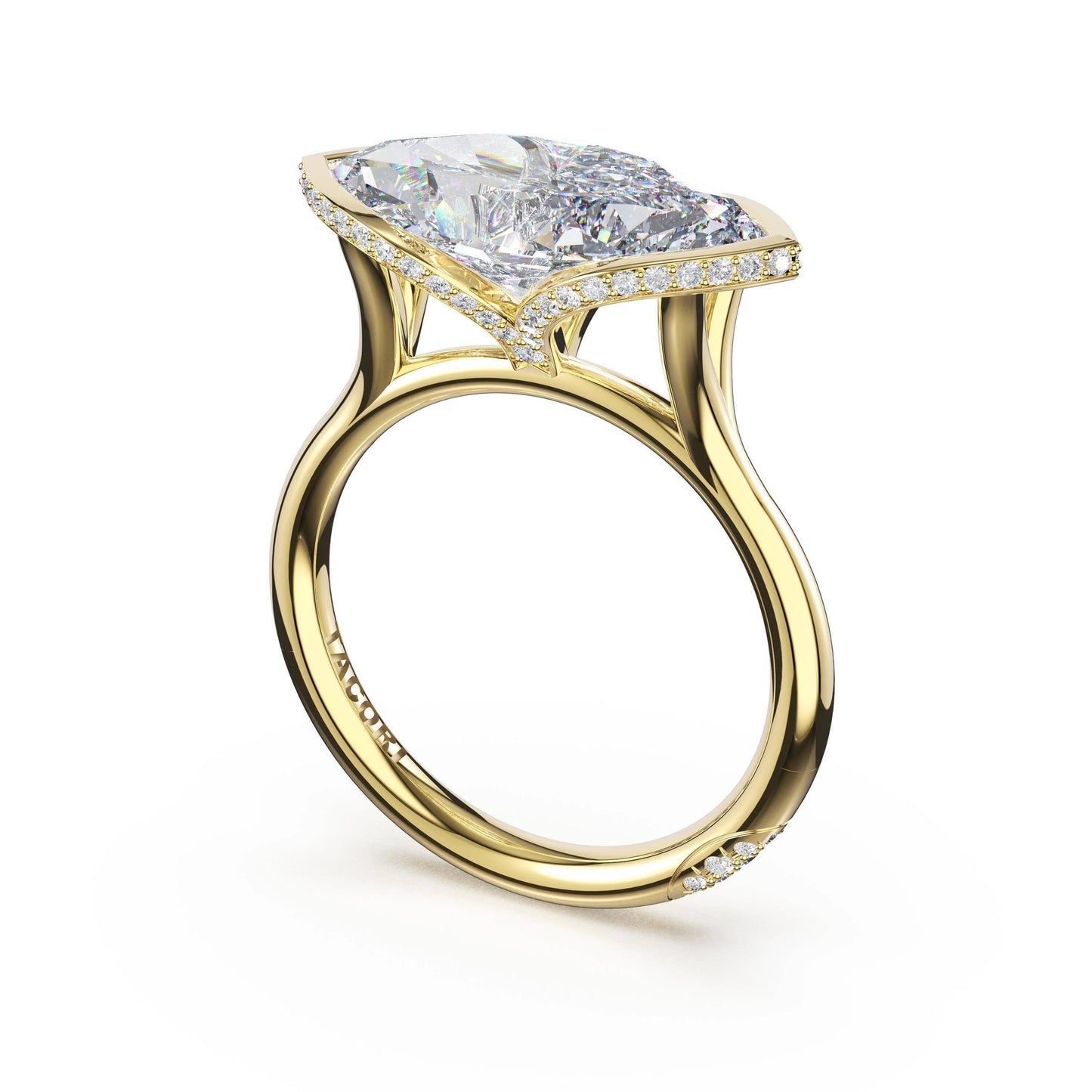 Tacori Founder's Collection | Marquise East-West Semi Bezel Solitaire Engagement Ring