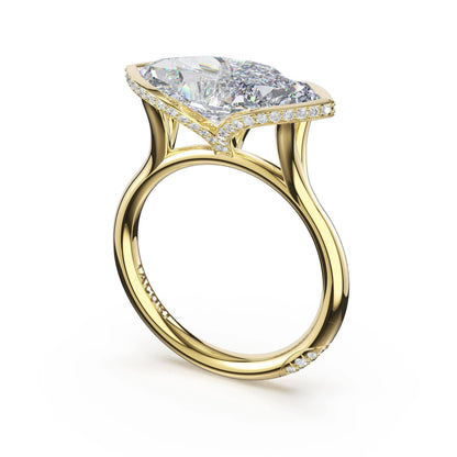 Tacori Founder's Collection | Marquise East-West Semi Bezel Solitaire Engagement Ring
