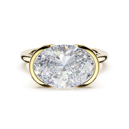 Tacori Founder's Collection | Oval East-West Semi Bezel Solitaire Engagement Ring