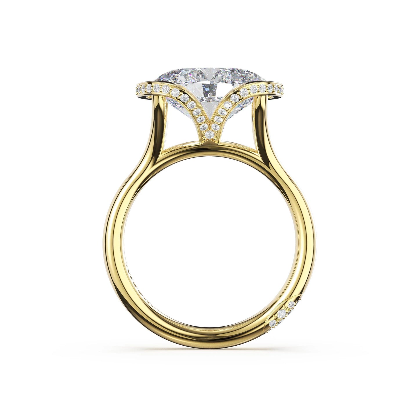 Tacori Founder's Collection | Oval East-West Semi Bezel Solitaire Engagement Ring