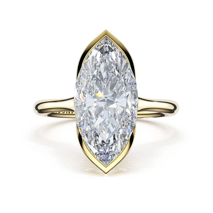 Tacori Founder's Collection | Marquise North/South Semi-Bezel Pavé-Prong Ring