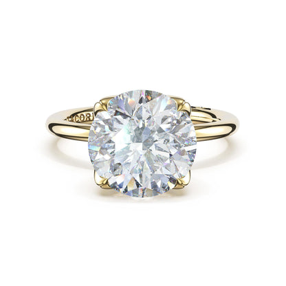 Tacori Sculpted Crescent | Round Sculpted Petal-Prong Solitaire