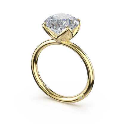 Tacori Sculpted Crescent | Round Sculpted Petal-Prong Solitaire