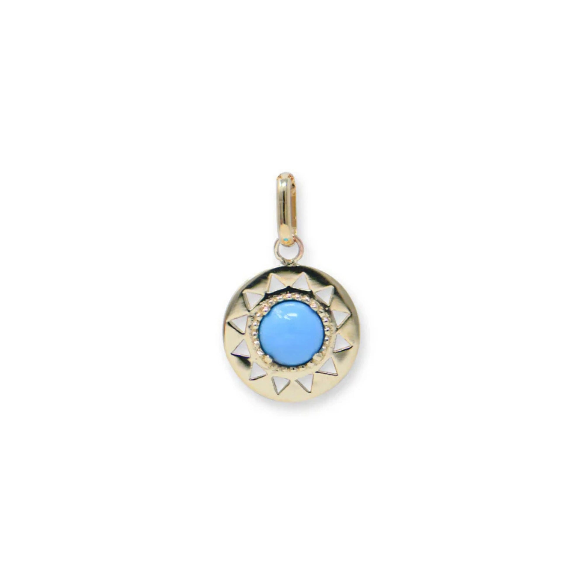 Aztec Mayan Disk Pendant