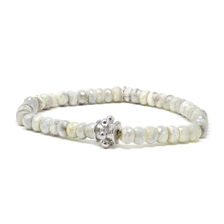 White Silverite Bracelet 