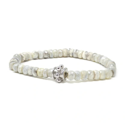 White Silverite Bracelet 