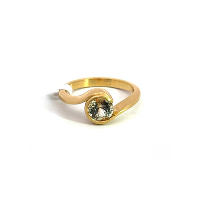 Montana Sapphire Gold Band