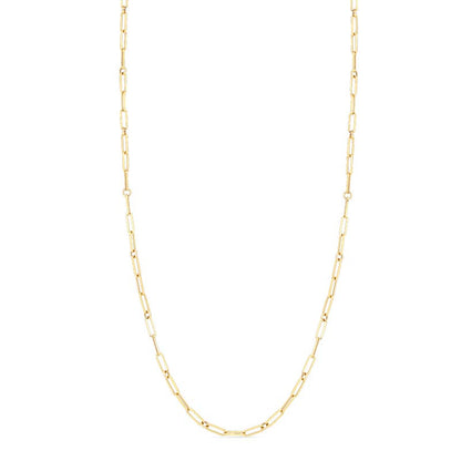  Fine Paper Clip Link Necklace