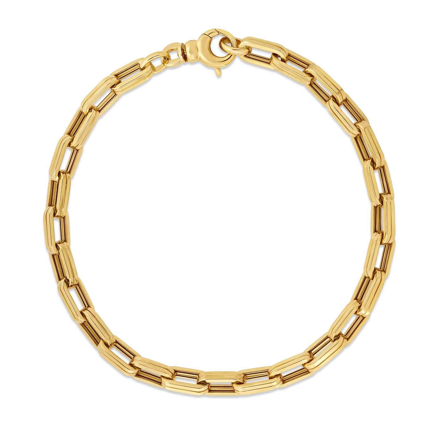 Rectangular Link Chain Bracelet