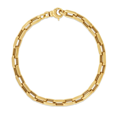 Rectangular Link Chain Bracelet